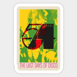 Studio 54 graphic print Sticker